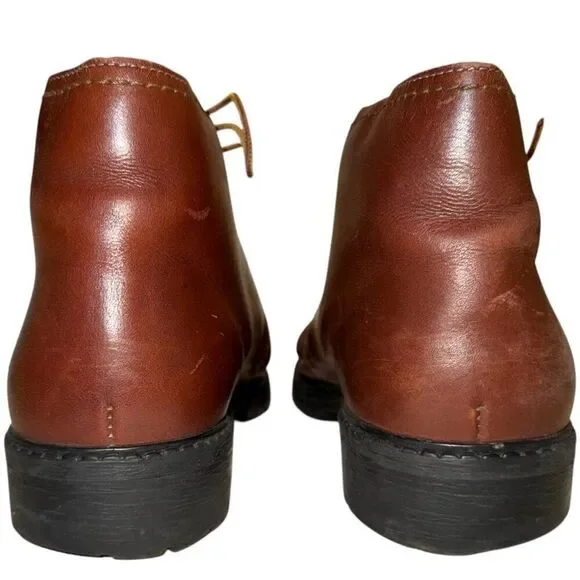 Sebago Drysides Waterproof Leather Chukka Boots Lace-Up Brown SEBAGO Dryside Waterproof Leather Chukka Boot 6 Hex Eye Lug  main image 4